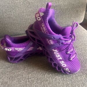 Purple Athletic Sneakers
